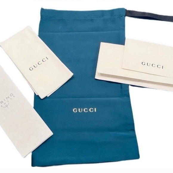 Gucci Women's Sunglasses Gold Glitter Web Stripe Square GG0281SA 004 50-23-146 - Picture 10 of 15